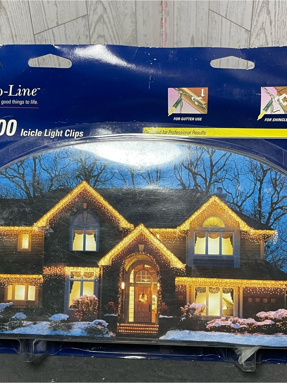 Icicle Light Clips - Pack of 100